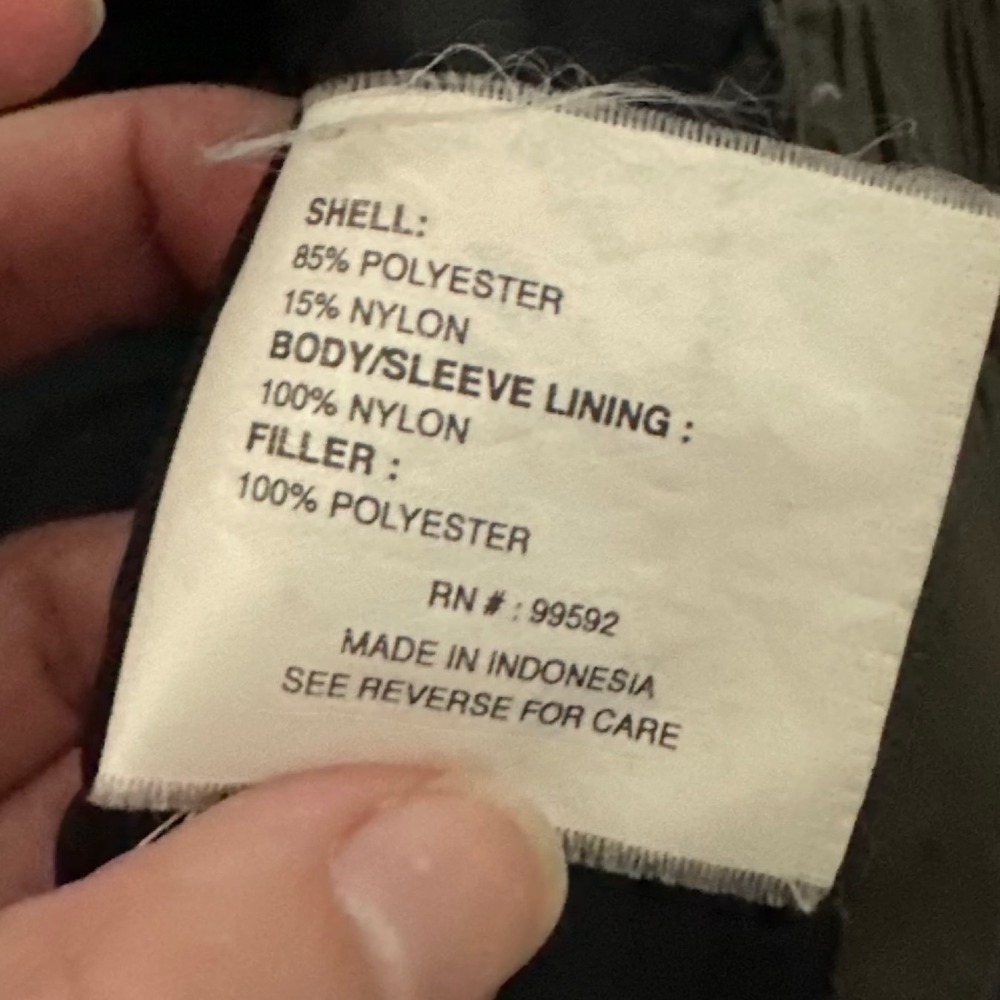 PERRY‎ ELLIS | Men's Portfolio Olive Green Winter Parka Puffer Jacket, Size S - Picture 8 of 9